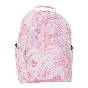 Gear-Up LoveShackFancy Pink Damask Backpack | Pottery Barn Teen