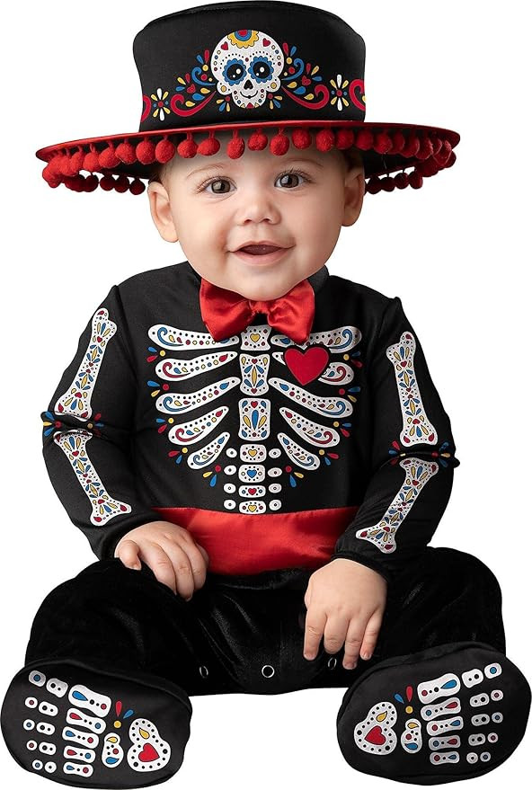 Fun World Easter Unlimited Sugar Skull Cutie Halloween Costume for Babies, 12-18M, Includes Jumps... | Amazon (US)