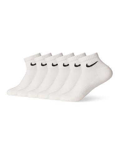 Nike Unisex Adult Everyday Cushioned Training Ankle Socks (6-Pack) | Mens and Womens | Amazon (US)