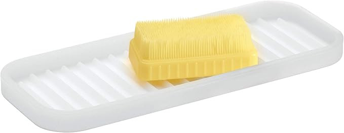 iDesign Forma Lupe Metal Sink Dish Drainer Rack with Tray, Kitchen Drying Rack for Glasses, Silve... | Amazon (CA)