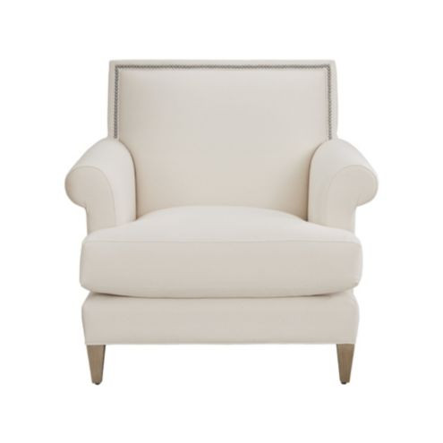 Juliana Chair with Pewter Nailheads & Down Blend Cushioned Seat | Ballard Designs, Inc.