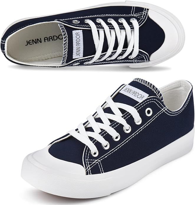 JENN ARDOR Womens Sneaker Low Top Fashion Sneakers for Women Non Slip Shoes Classic Canvas Shoes ... | Amazon (US)