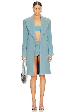 Giovanna Coat in Moody Blue | Revolve Clothing (Global)