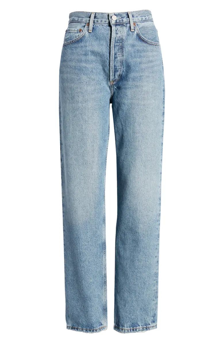 AGOLDE '90s Pinch High Waist Straight Leg Organic Cotton Jeans | Nordstrom | Nordstrom