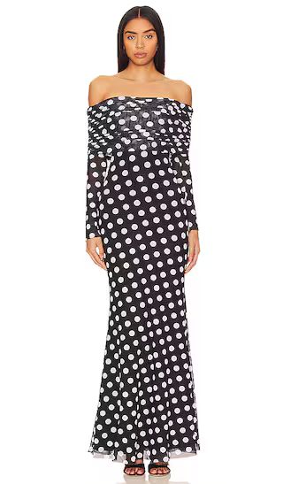 Thelma Dress in Diagonal Dot | Revolve Clothing (Global)