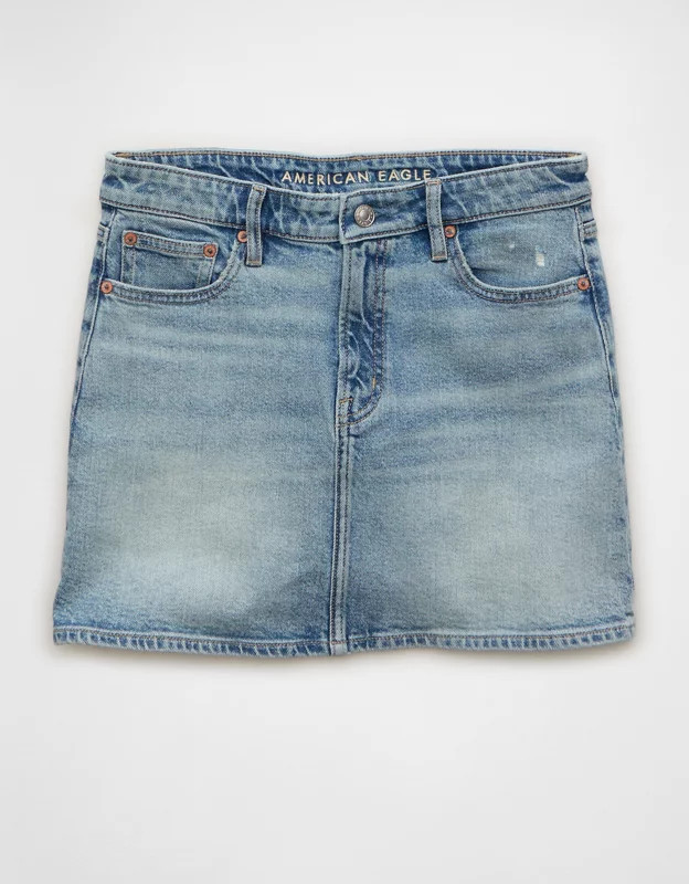 AE Stretch High-Waisted Perfect Mini Skirt | American Eagle Outfitters (US & CA)