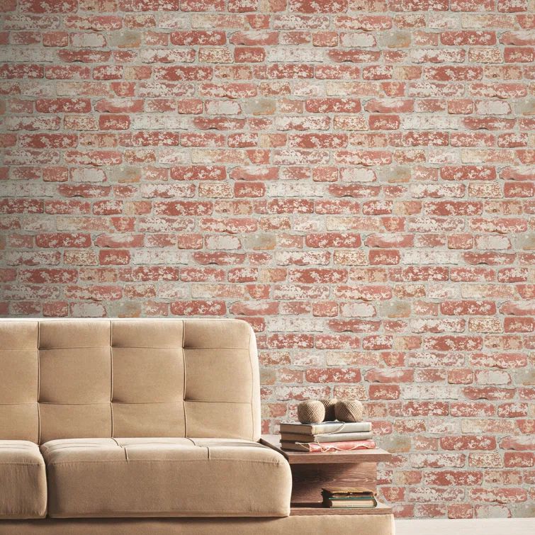 Joetta Peel & Stick Brick Wallpaper | Wayfair North America