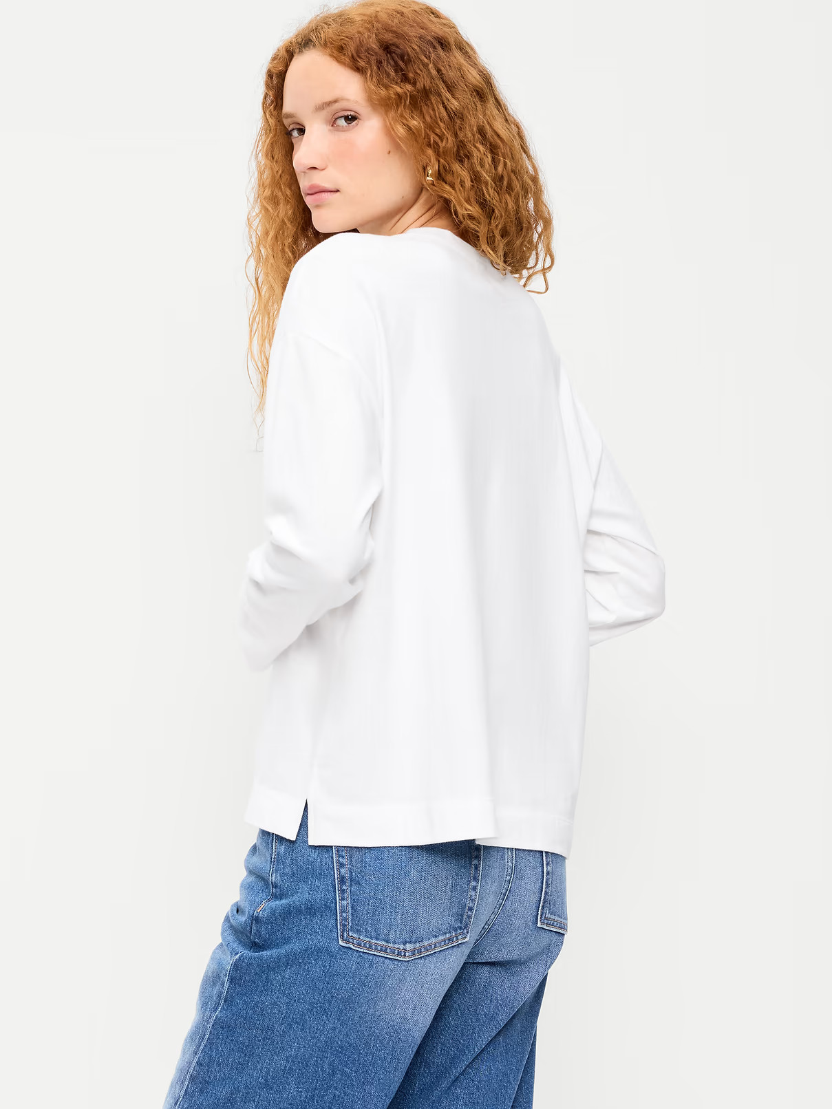 Vintage Long-Sleeve Crew-Neck T-Shirt | Old Navy (US)