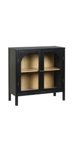 Amazon.com - Nathan James Modern Storage, Buffet, Sideboard, Free Standing Accent Cabinet for Hal... | Amazon (US)