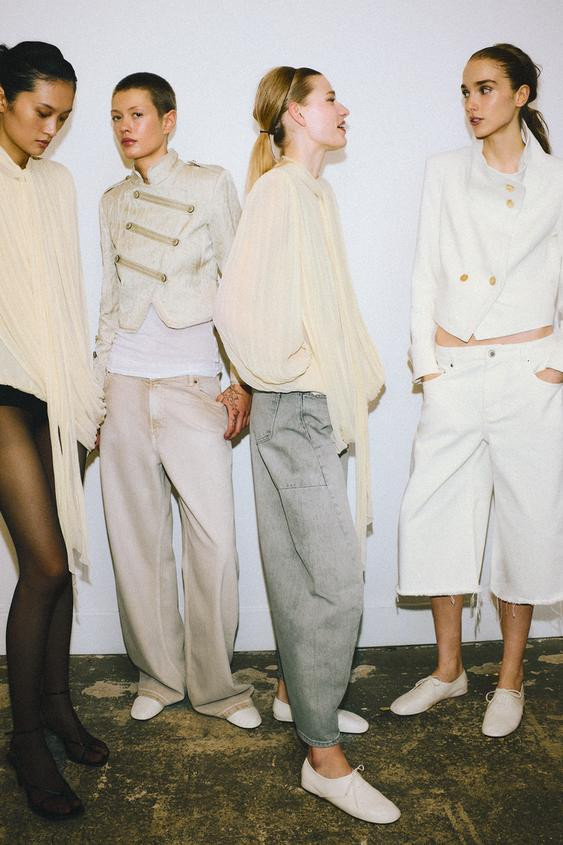 ZW COLLECTION LIMITED EDITION CONTRASTING CROPPED JACKET | Zara US