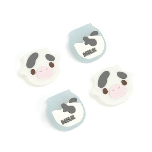 GeekShare Cute Silicone Joy Con Thumb Grip Caps, Joystick Cover Compatible with Switch/OLED/Switch Lite,4PCS - Dairy Cow | Amazon (US)