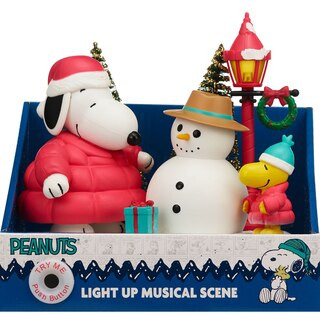 Peanuts Puffy Coat Snoopy & Woodstock Light-Up Musical Scene | CVS