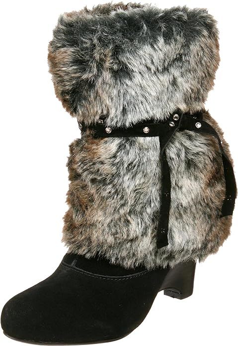 Naughty Monkey Women's D-Lux Faux Fur Boot | Amazon (US)