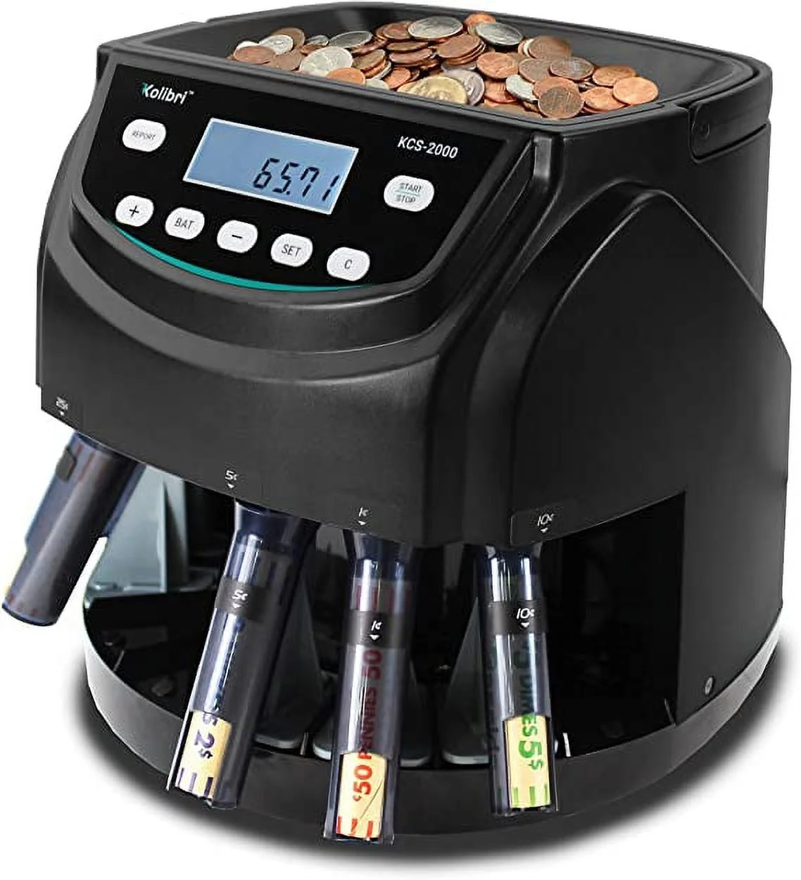 Kolibri KCS-2000 Business Grade Coin Counter, Sorter, and Wrapper with a 220 coins Per Minute Spe... | Walmart (US)