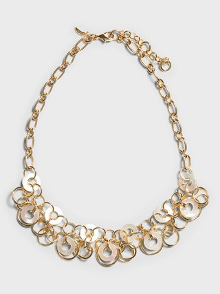 Mother of Pearl Ring Necklace | Banana Republic (US)