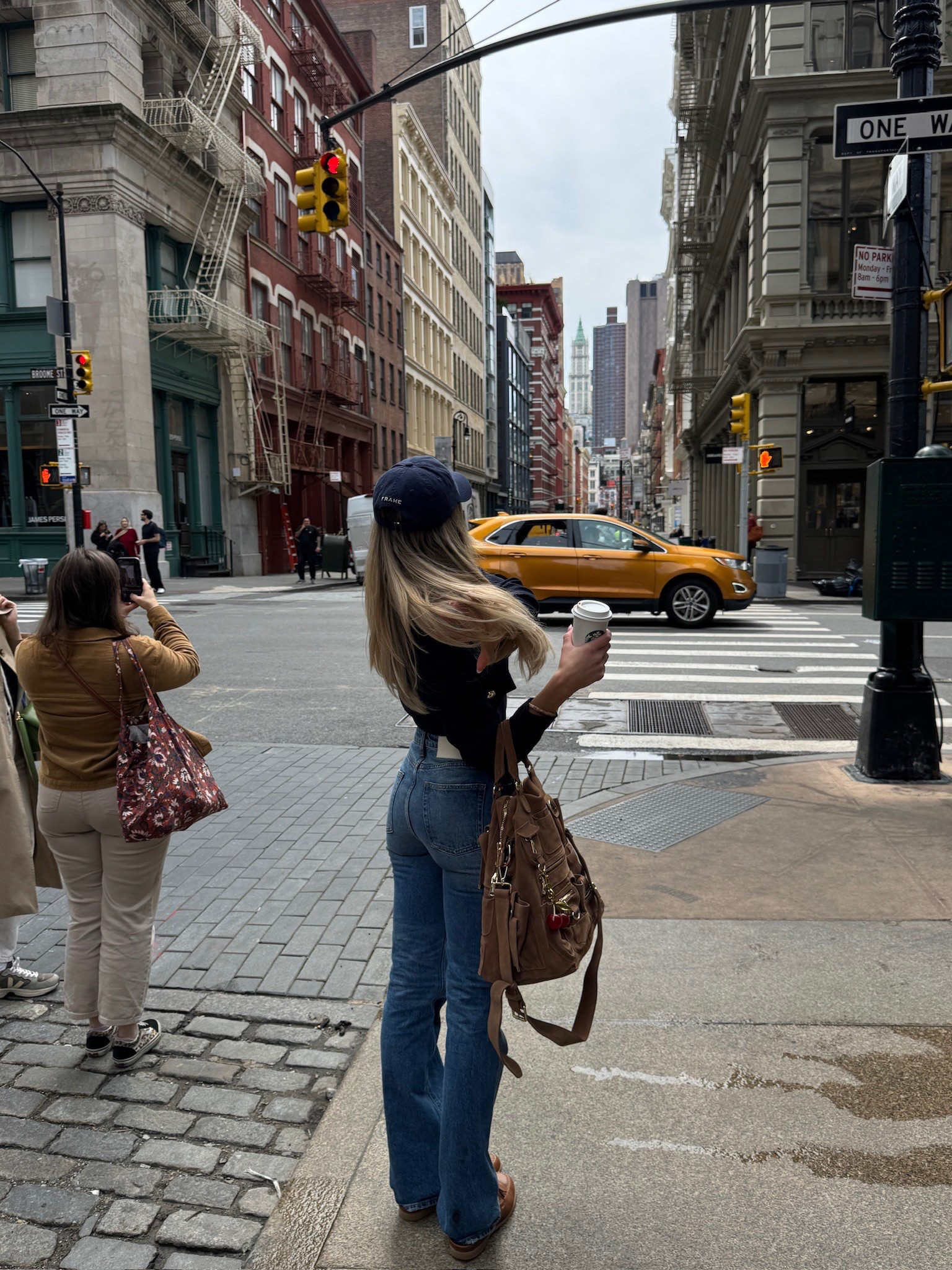 Morning coffee run in New York! 

Casual outfit inspo, New York City style, styling basics, navy cardigan, preppy fashion, elegant style, old money aesthetic 

#LTKSeasonal #LTKStyleTip #LTKTravel
