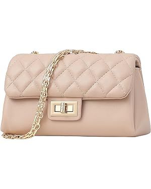 SKINYO Small Crossbody Bags for Women Designer Quilted Leather Womens Crossbody Handbags Purses C... | Amazon (US)