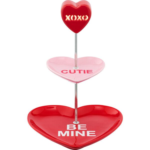 Tiered Candy Heart Cupcake Plate | Maisonette