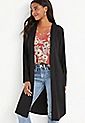 Black Long Sleeve Duster Cardigan | Maurices