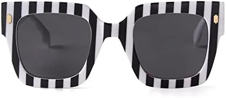 ADE WU Trendy Oversized Sunglasses Womens Ladies Designer Big Large Chunky Square Sun Glasses UV4... | Amazon (US)