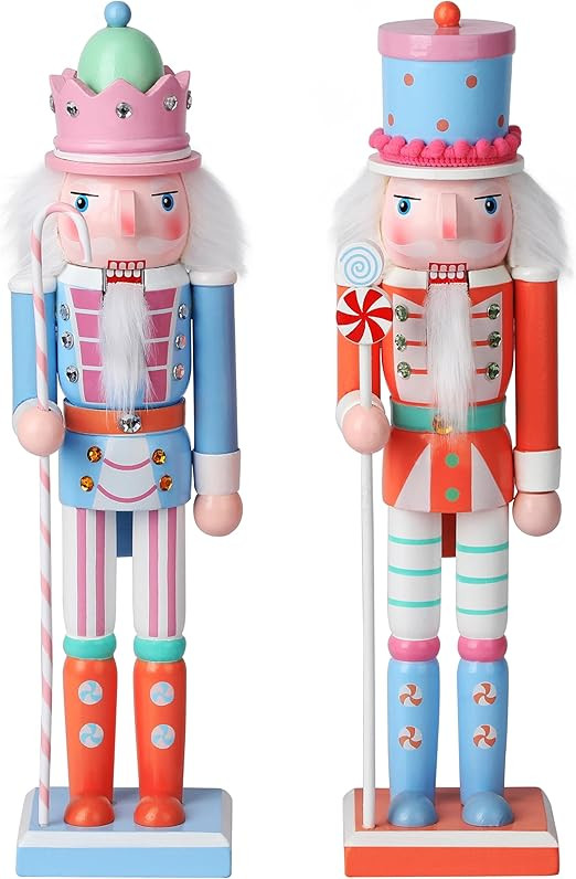 Nutcracker Figures, Christmas Decoration Figurine Collection, Holiday House Wood Occasion Ornamen... | Amazon (CA)