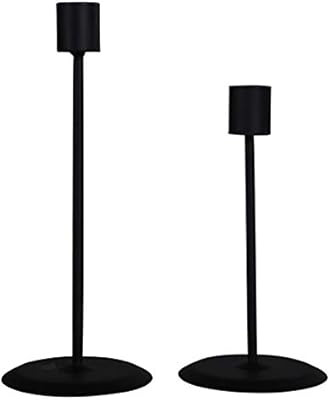 STKYGOOD Candle Holders for Candlesticks Christmas 2 PCS Candle Holders for Pillar Candles Candle... | Amazon (US)