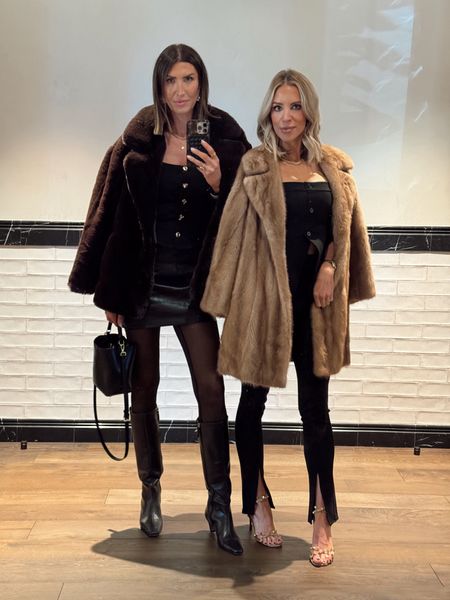 Mob wife aesthetic . 

Linked our looks here. Lana’s jacket is vintage but linked some similar options.

Fur coats, night out look, mob wife fashionn

#LTKMostLoved #LTKstyletip #LTKSeasonal