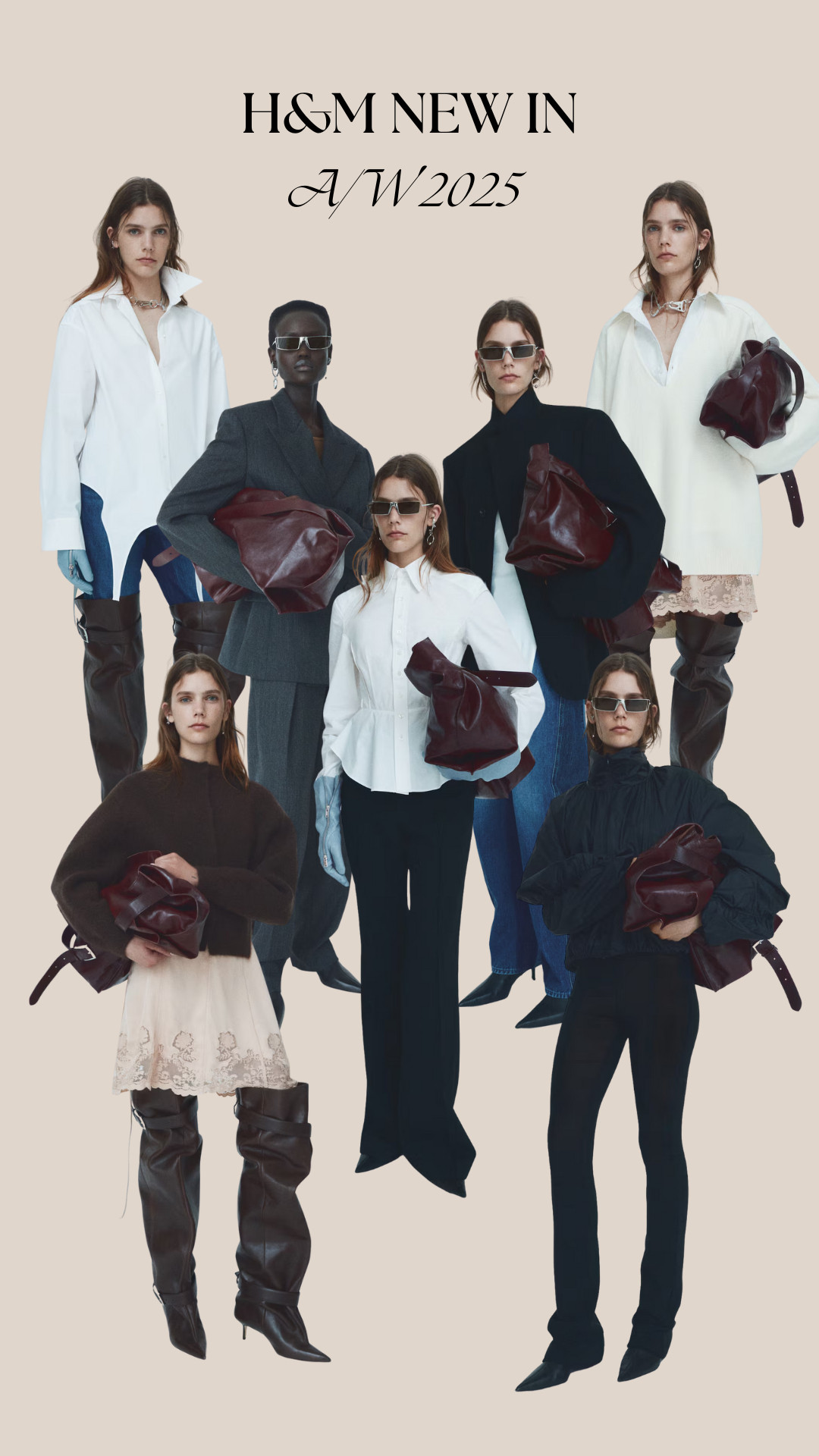 H&M A/W, Autumn Outfits, Nylon jacket, Wool blazer, Long wool-blend coat, Straight-leg jeans, Wide-leg jeans 

 #LTKuk #LTKautumn #LTKstyletip