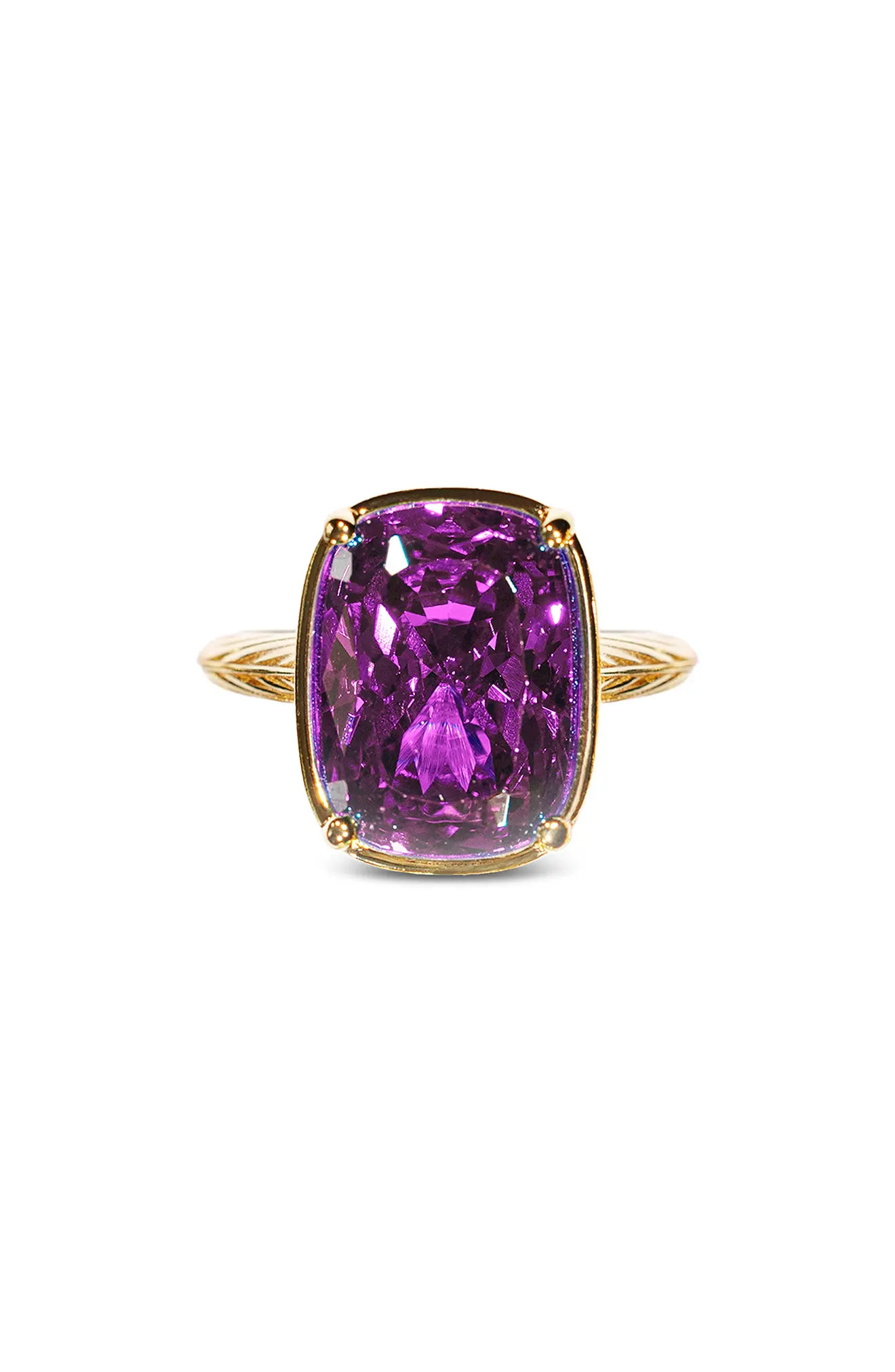 Sterling Forever Elongated Cushion-Cut Cubic Zirconia Cocktail Ring (Women) | Nordstrom | Nordstrom