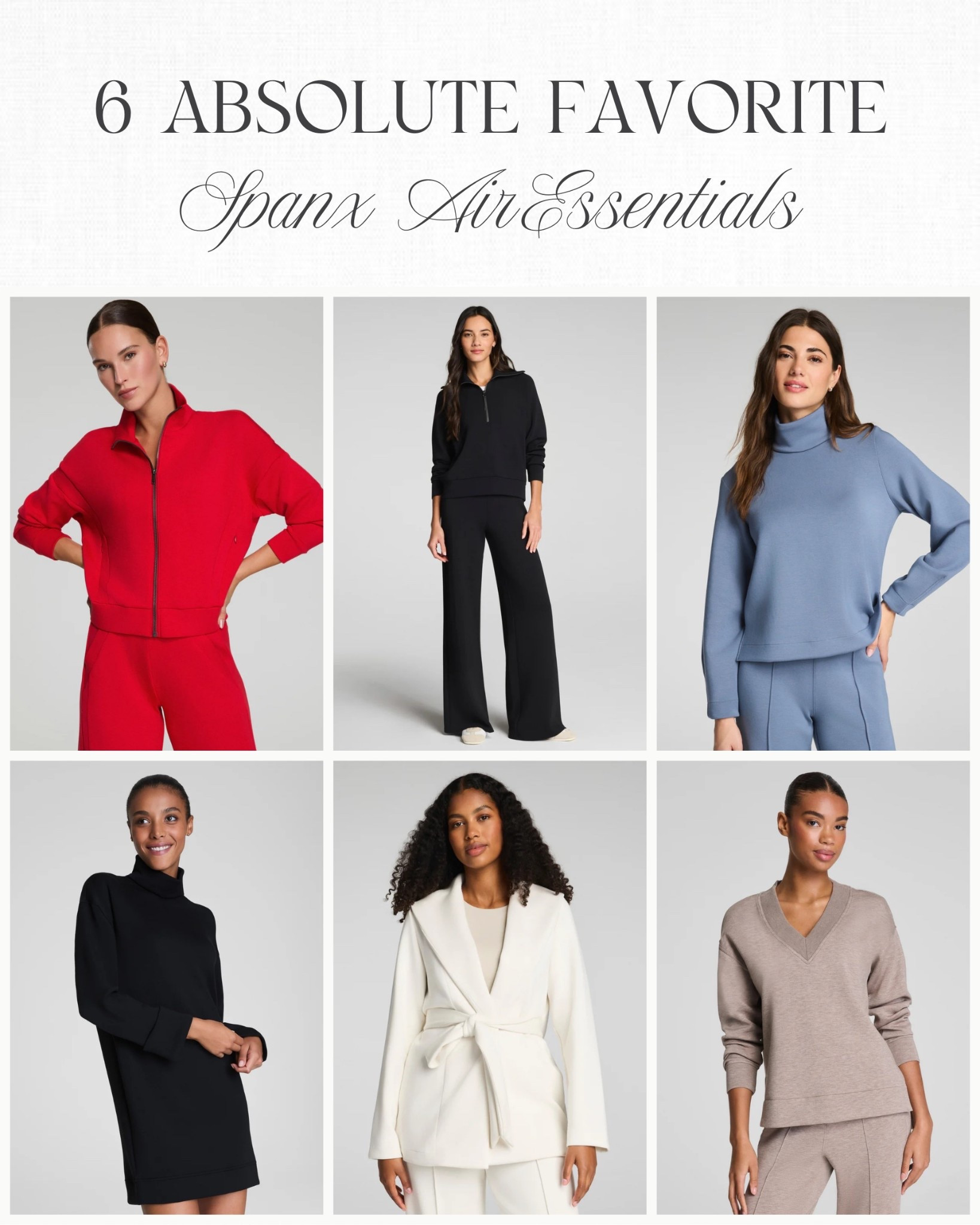 A few of my favorites from Spanx! This AirEssentials fabric is so comfortable 🤍
Use code SUSIEXSPANX for 15% off your first order + free shipping! 

@Spanx #SpanxPartner
