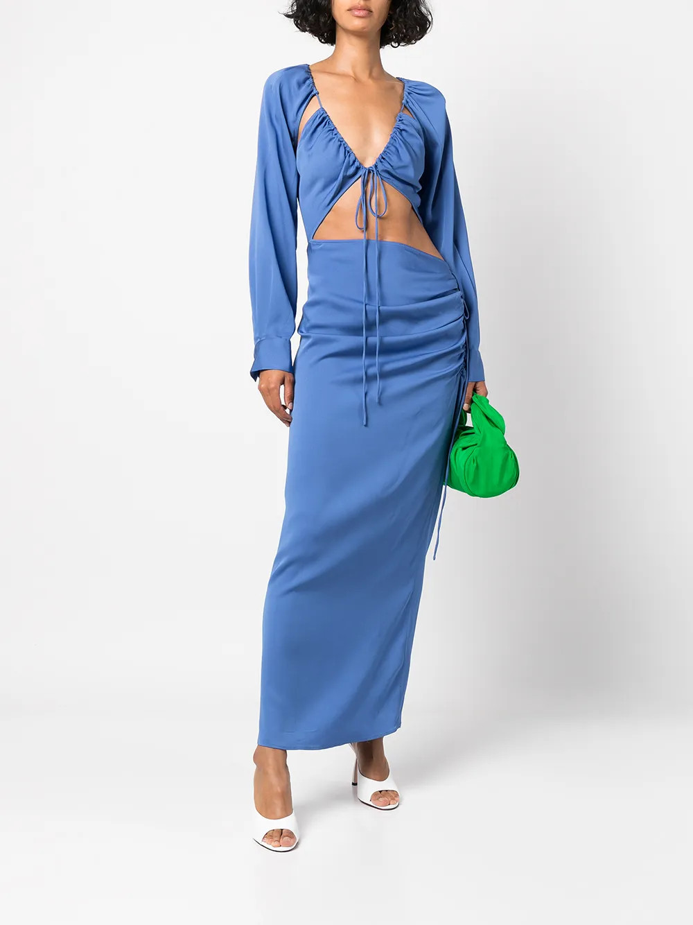Christopher Esber cut-out Detail Maxi Dress - Farfetch | Farfetch Global