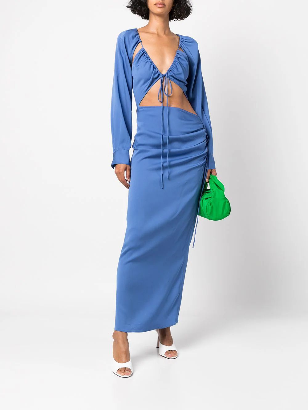 Christopher Esber cut-out Detail Maxi Dress - Farfetch | Farfetch Global