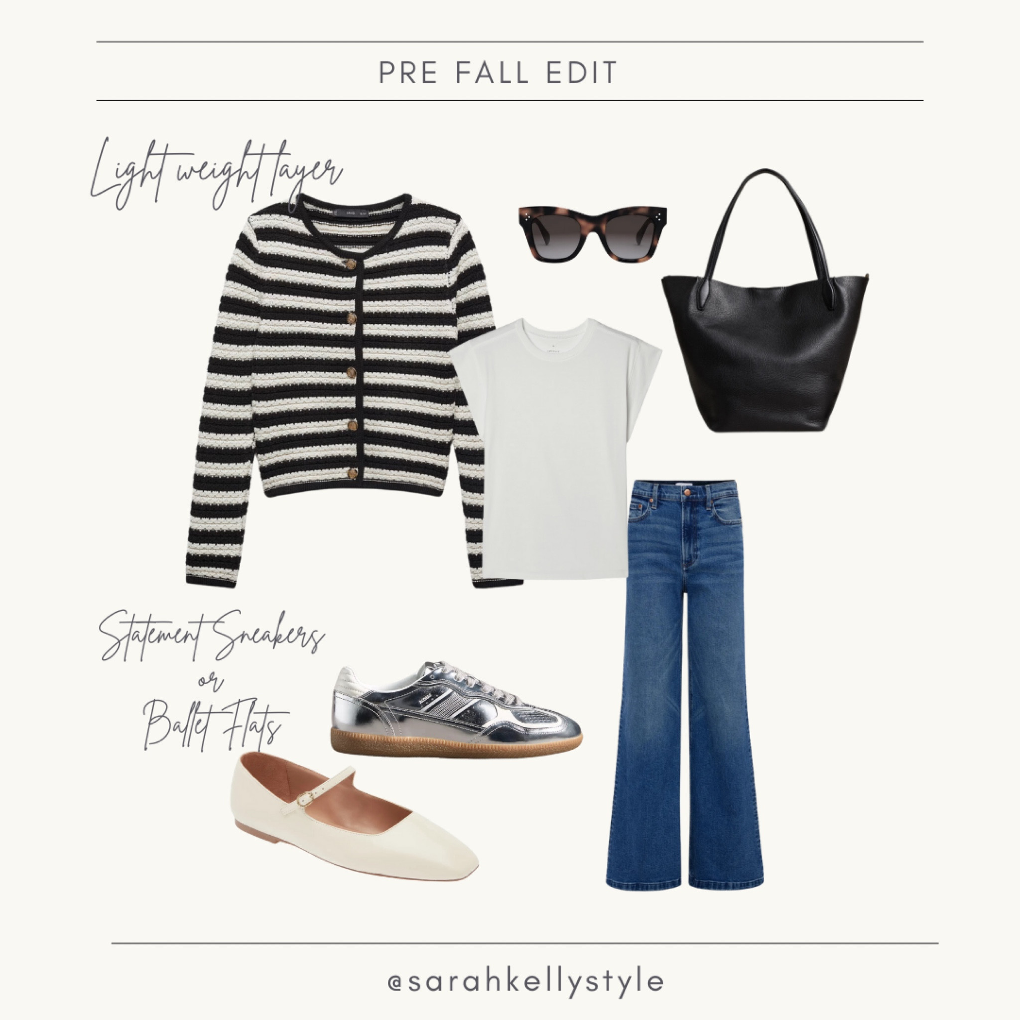 What’s in my cart… a
This light weight stripe cardigan, chic + classic leather tote bag paired with my favorite wide leg jeans + elevated organic cotton tee! 
Casual Friday look for office or teachers 

#LTKOver40 #LTKStyleTip #LTKBacktoSchool