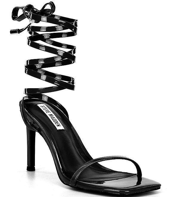 Passionate Patent Ankle Wrap Dress Sandals | Dillard's