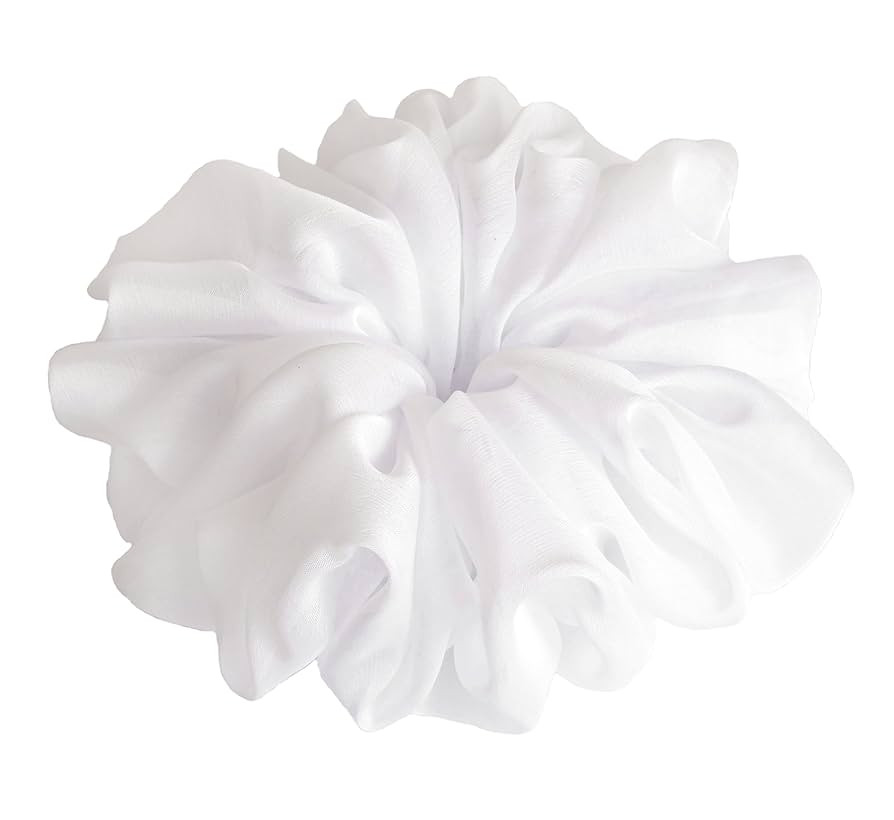 38 Colors Available, Big Scrunchies for Hair, Soft Cheer Chiffon large Ponytail Holder, Cute Birt... | Amazon (US)