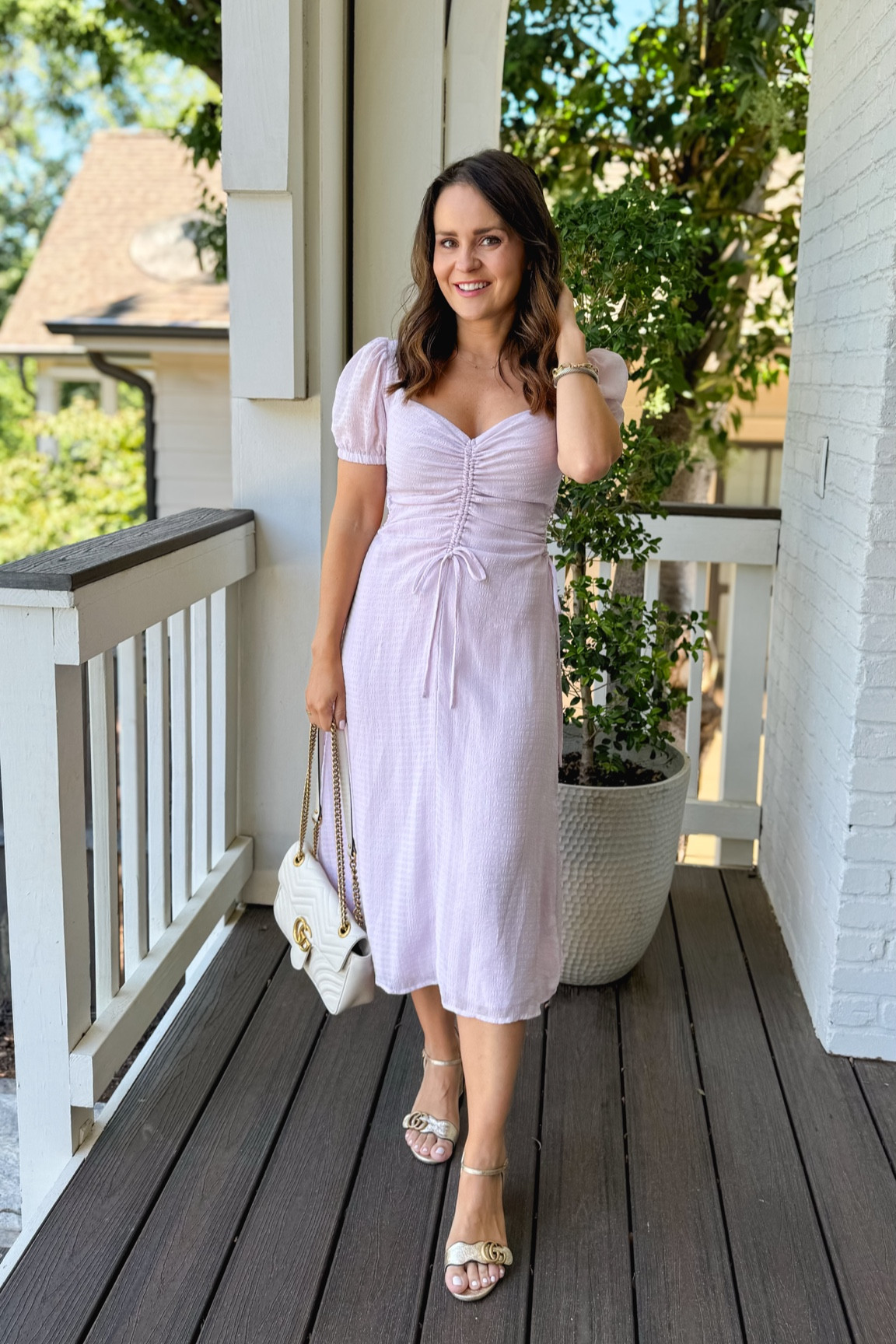 Very demure, very mindful outfit for a friend’s baby shower! 🌸 I rented this dress in an XS, the fit is amazing and it has small cutouts on the side that are adjustable!

#LTKParties #LTKStyleTip