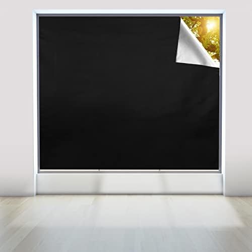 Amazon.com: Blackout Curtains, Portable Window Curtain Shade 100% Black Out Room Darkening Light ... | Amazon (US)