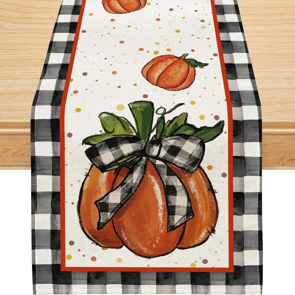 Siilues Fall Table Runner, Fall Decorations for Home Pumpkin Fall Runner for Table Seasonal Buffa... | Amazon (US)