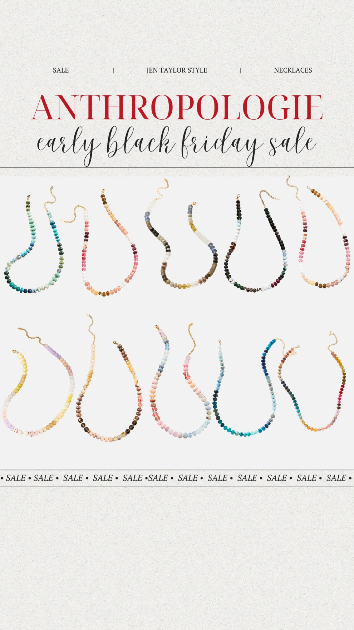 Add a pop of color to your holiday look with Anthropologie’s stunning rainbow stone necklaces—now part of their Early Black Friday Sale! The perfect gift (or treat-yourself moment) for a little sparkle this season.

#LTKSaleAlert #LTKStyleTip #LTKHoliday