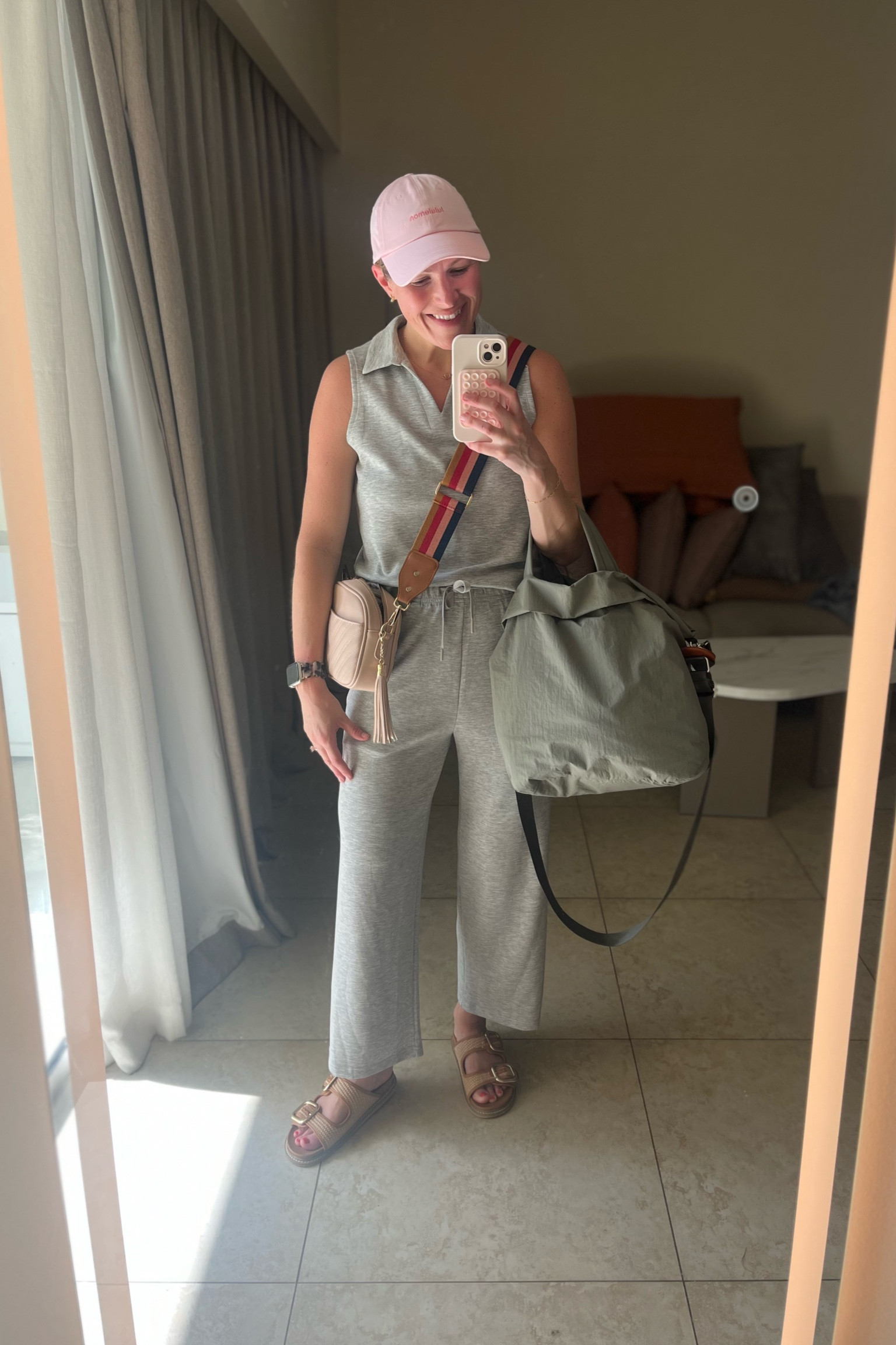 Travel look- this set from Amazon is the SOFTEST thing ever! Wearing a small 

#LTKActive #LTKSaleAlert #LTKFindsUnder50