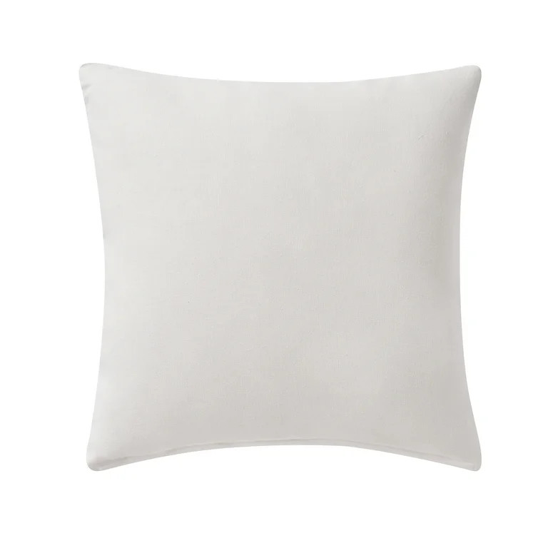 My Texas House 18" x 18" Bright White Hearts Cotton Decorative Pillow Cover | Walmart (US)