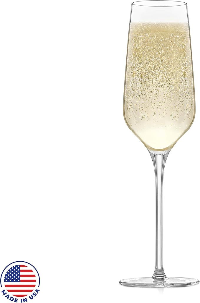 Libbey Signature Greenwich Champagne Flute Glasses, Set of 4 | Amazon (US)