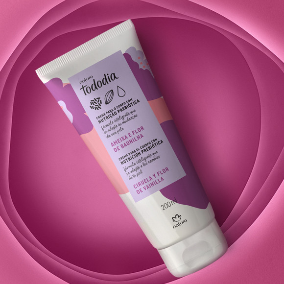 Creme Desodorante Nutritivo para o Corpo Tododia Ameixa e Flor de Baunilha 200 ml | Natura BR