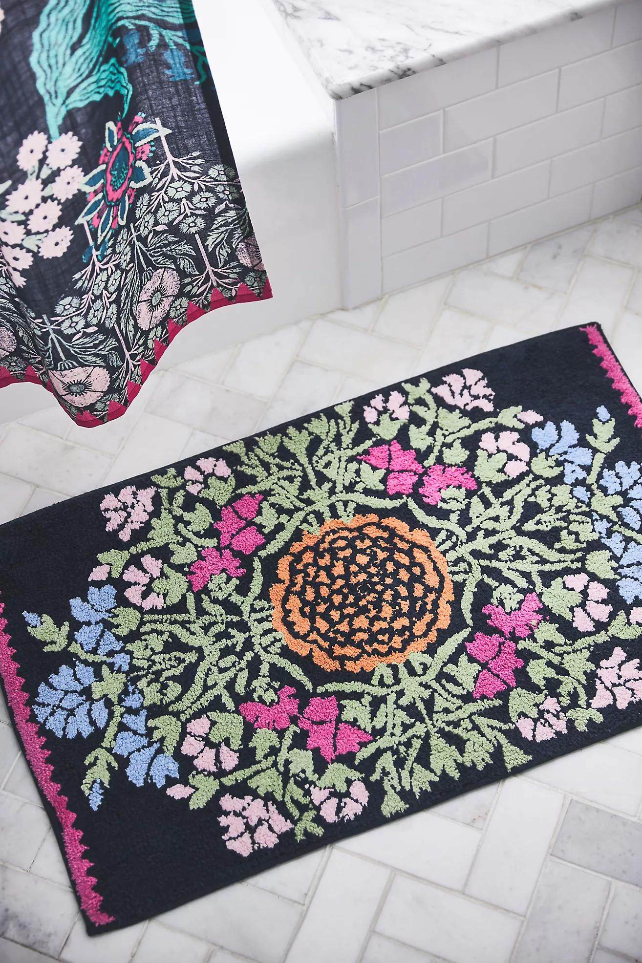 Ellen Merchant Tufted Bath Mat | Anthropologie (US)