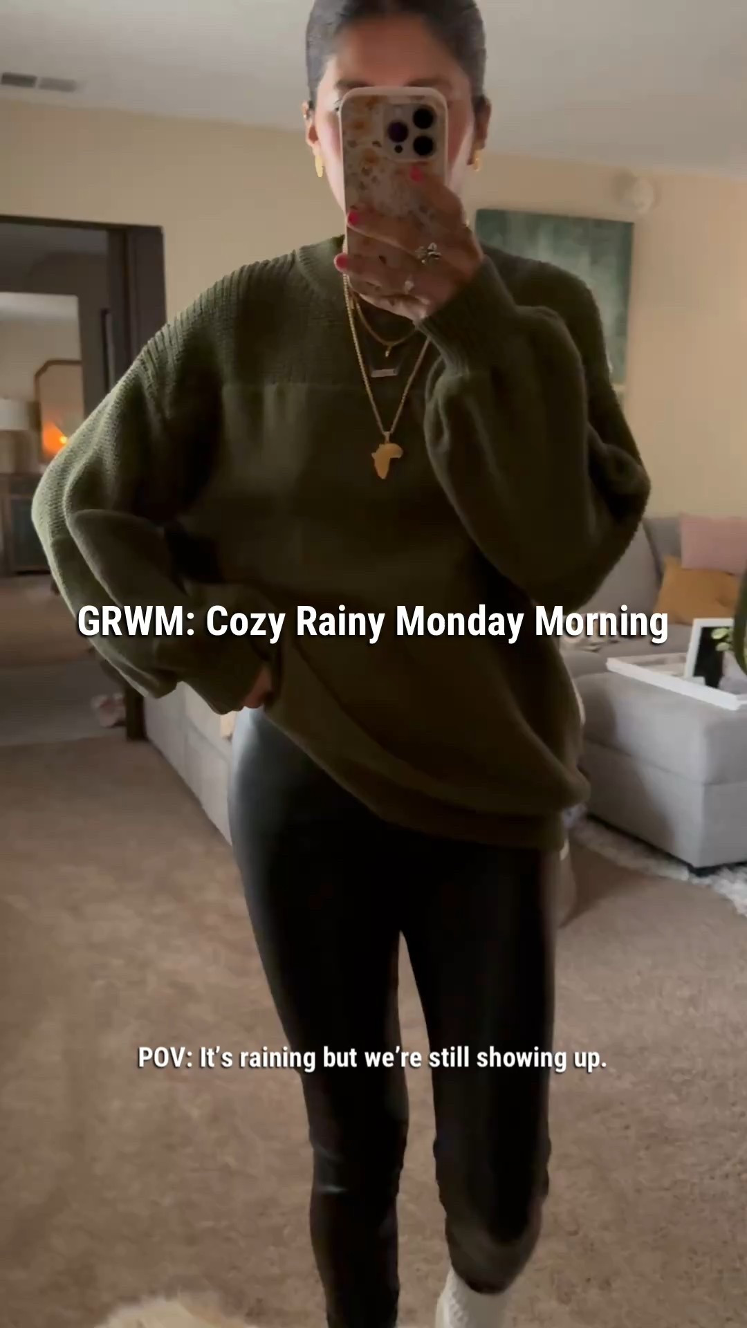 Rainy Monday GRWM ☁️ Sharing my cozy set, everyday jewelry, glossy pink makeup combo, wellness must-haves (probiotics + NAD), mushroom coffee ritual & my go-to sustainable sneakers from Thousand Fell 🤍 Perfect comfy outfit for gloomy weather, school drop-off, coffee runs & light walks in the rain. Everything effortless, elevated & mom-life approved.
Thousandfell 25% off code CINTHIA25
Happy Aging 15% off code CINTHIA

rainy day outfit, cozy matching set, neutral loungewear set, sleek bun hairstyle, glossy pink lip, clean girl makeup look, everyday gold jewelry, mom style over 40, wellness routine supplements, probiotics daily, NAD supplement, mushroom coffee, sustainable sneakers women, white minimalist sneakers, casual mom outfit, comfy chic look, Monday morning routine, athleisure style, effortless outfit idea, Thousand Fell sneakers

#LTKootd #LTKdayinmylife #LTKgrwm
