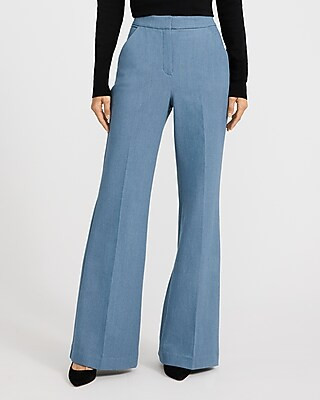 Editor High Waisted Trouser Flare Pant | Express