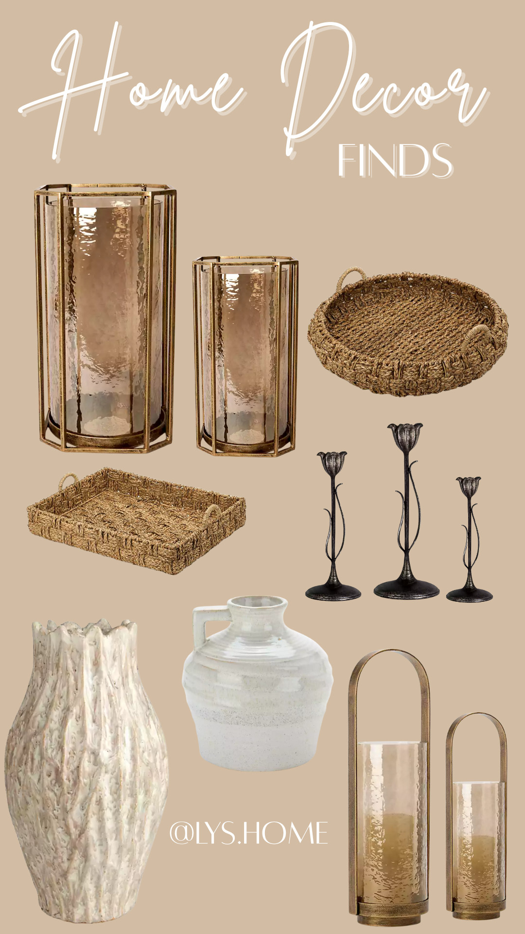Neutral home decor finds that instantly elevate your space. Perfect for living rooms, entryways, dining rooms & bedrooms 

 #LTKSeasonal #LTKHome #LTKFindsUnder100
