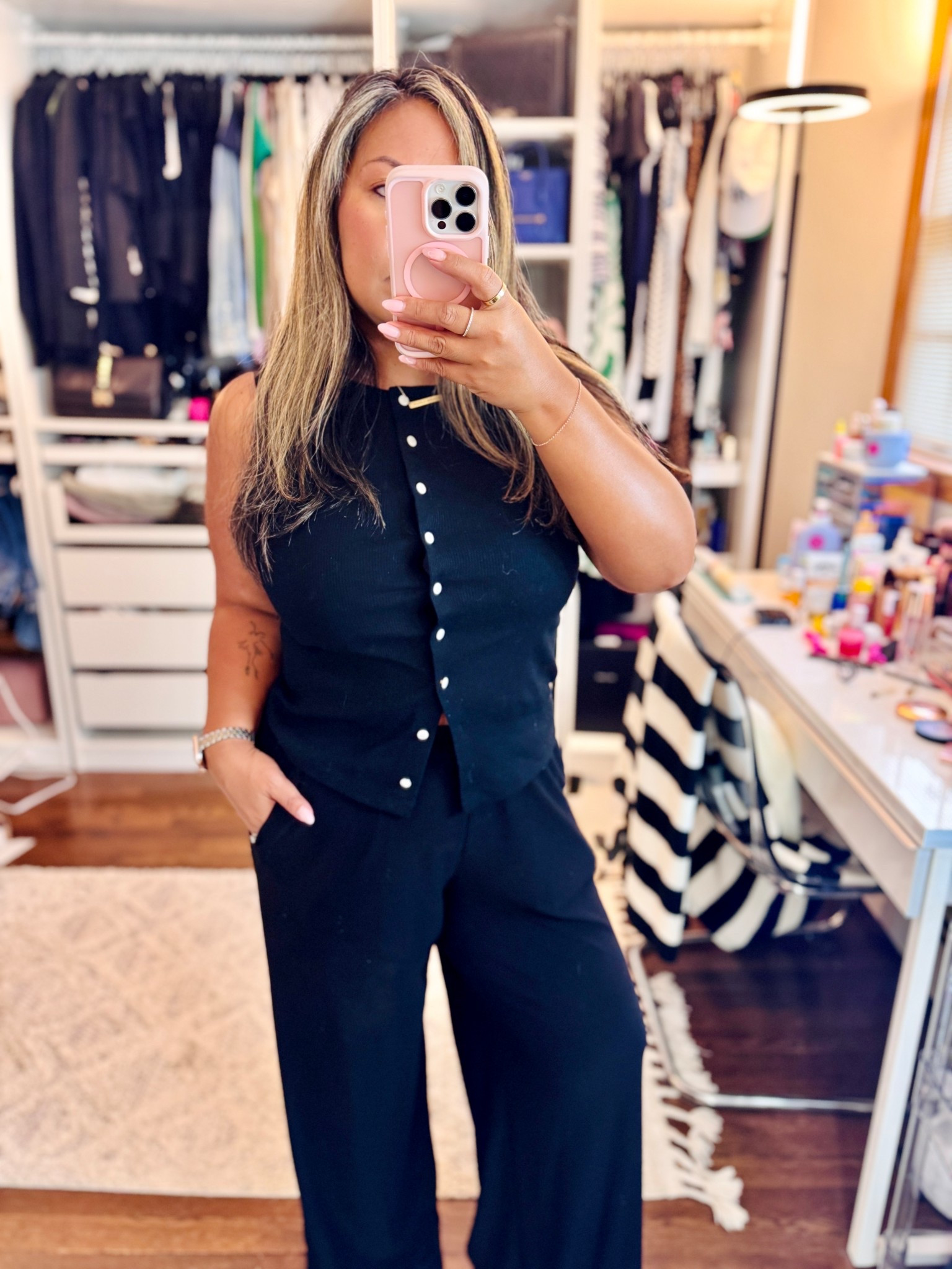 All black moment 🖤

#LTKStyleTip #LTKPetite #LTKWorkwear