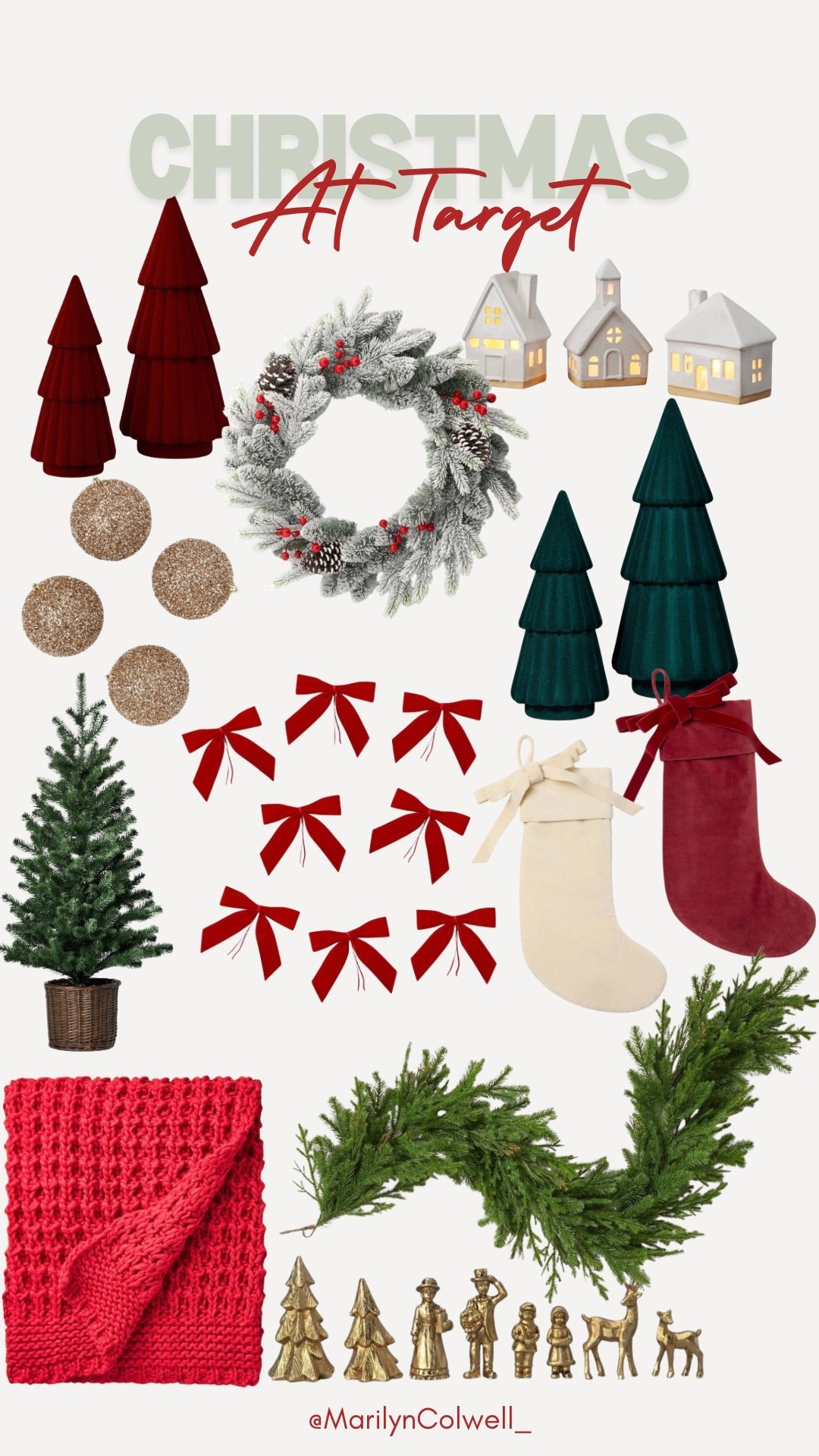 Christmas decor @target
 
Red bows, garland, Christmas decor, classic Christmas decor, affordable Christmas 

#LTKHome #LTKSeasonal #LTKFindsUnder50