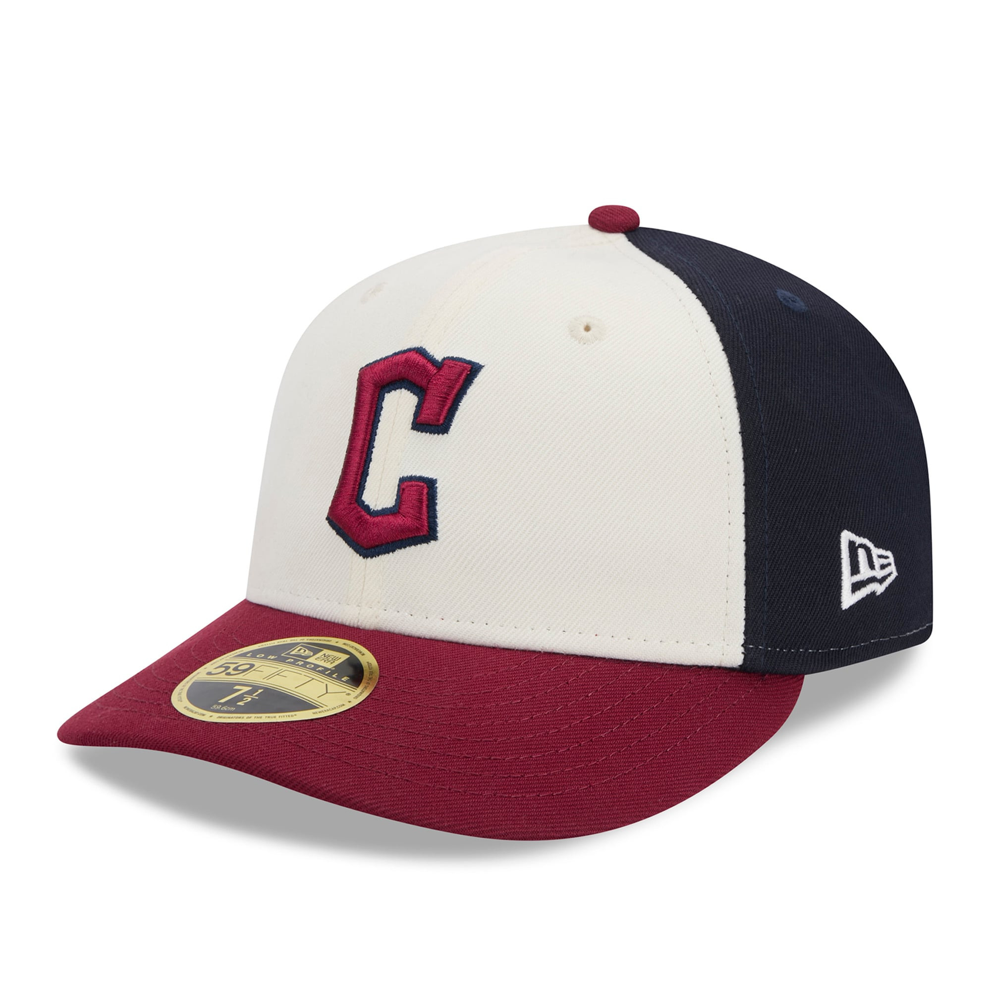 Cleveland Guardians New Era 2024 City Connect Low Profile 59FIFTY Fitted Hat - White/Red | Fanatics